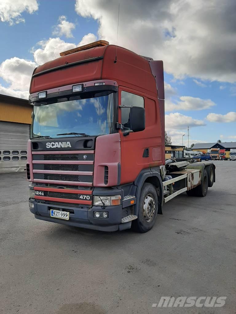Scania R 124 Камиони с кран с кука