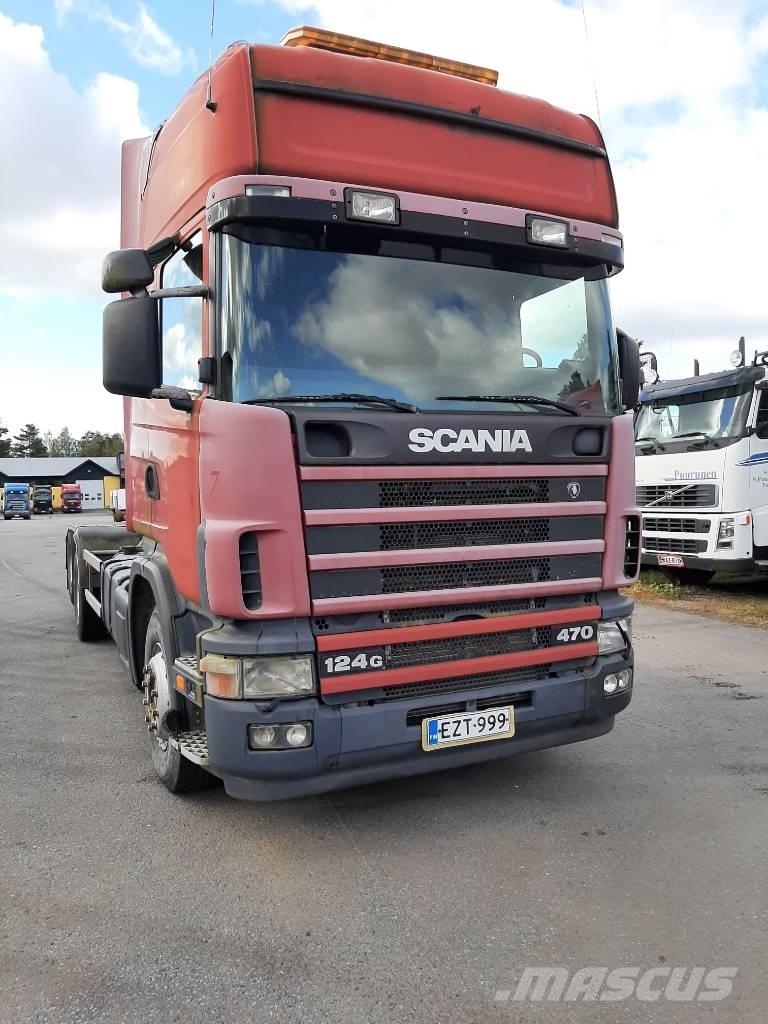 Scania R 124 Камиони с кран с кука