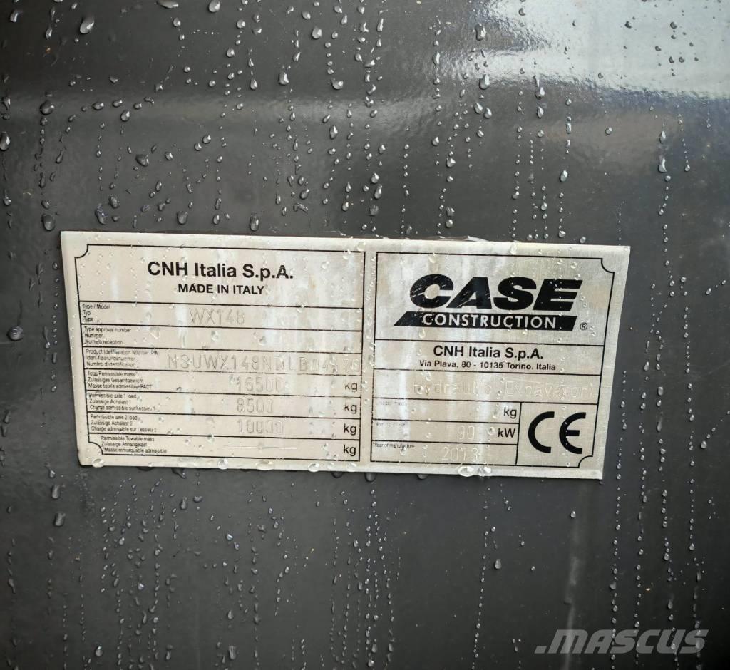 CASE WX 148 Колесни екскаватори