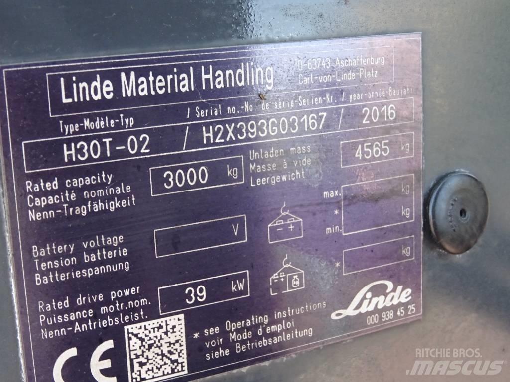 Linde H30T-02 Камиони с АГУ