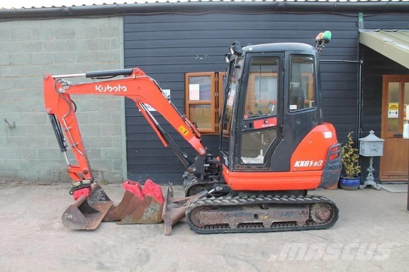 Kubota KX 61-3 Мини екскаватори < 7 т