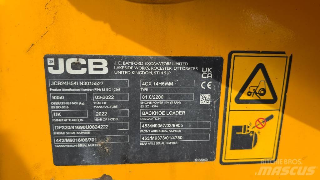 JCB 4 CX Pro Товарач със заден ексватор