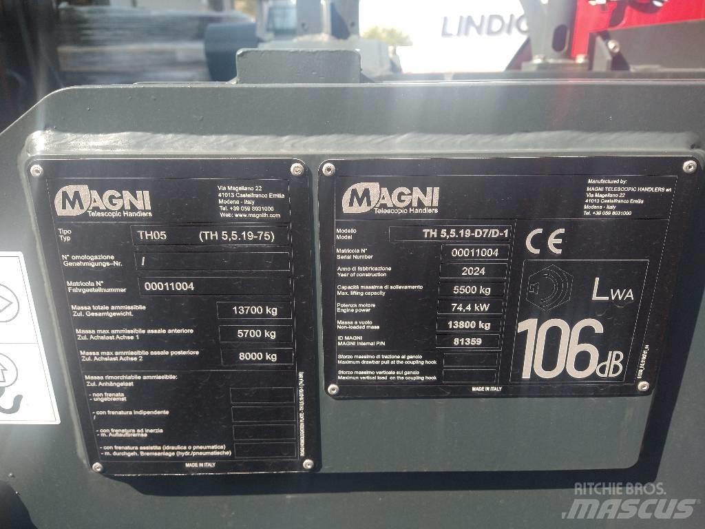 Magni TH 5.5 19 P Телескопични товарачи