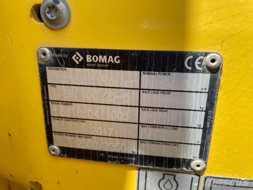 Bomag BW 100 AD-5 Двойни барабанни ролки
