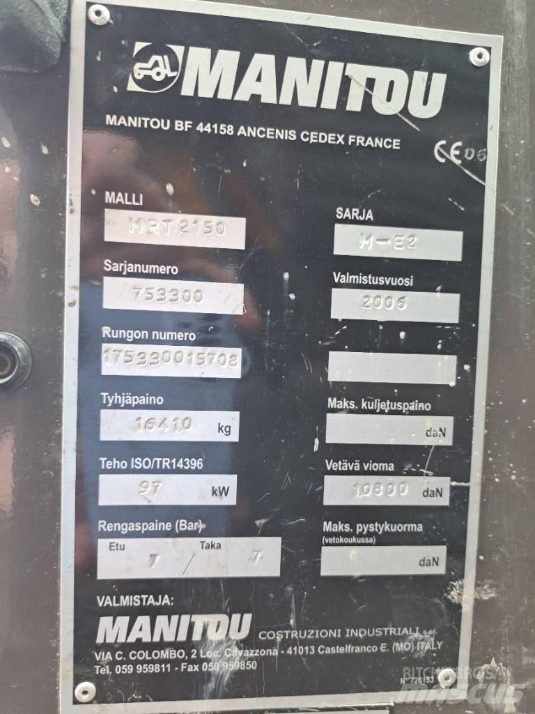 Manitou MRT 2150 Телескопични товарачи