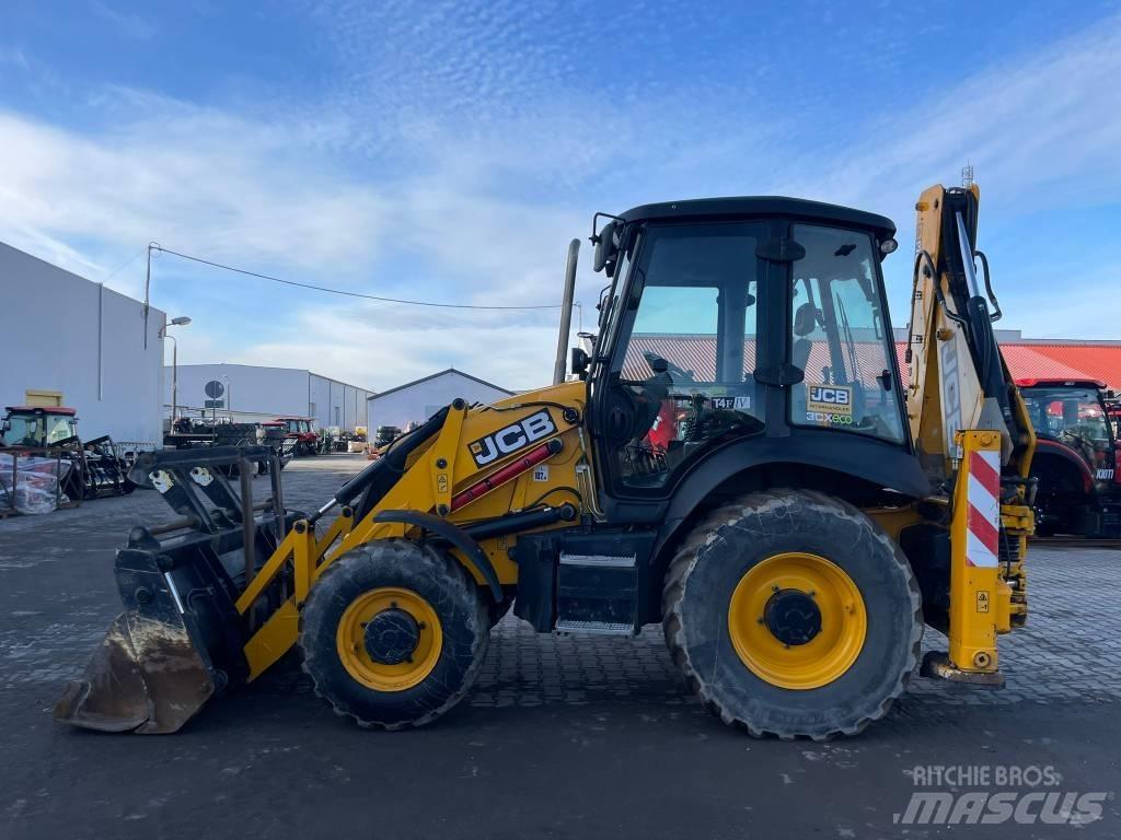 JCB 3 CX Turbo Товарач със заден ексватор