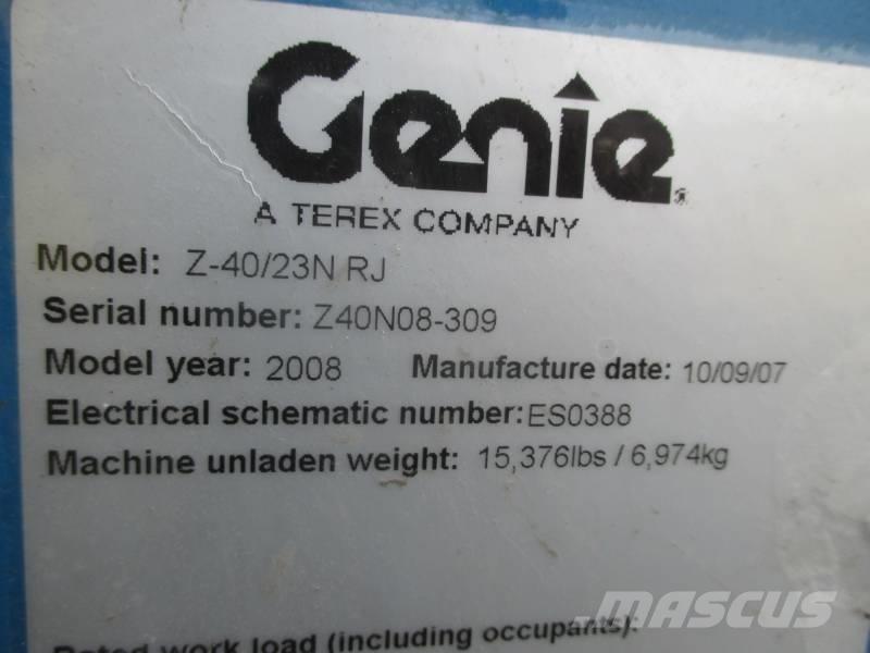 Genie Z 40/23 N RJ Съчленени стрелови подемници
