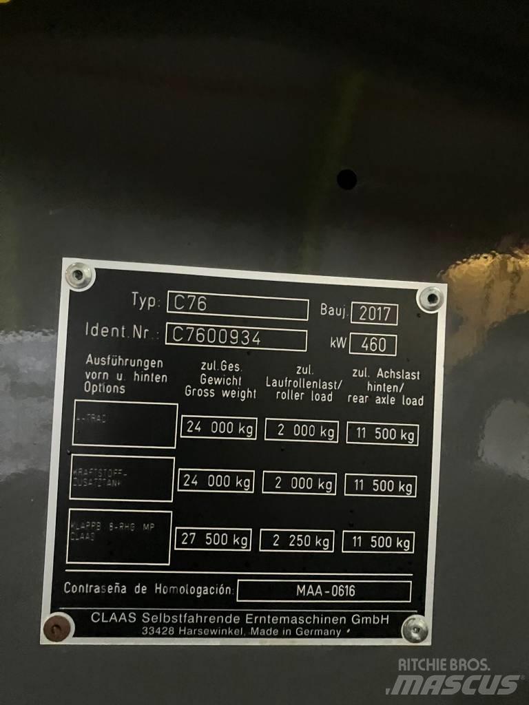 CLAAS LEXION 780 TT Комбайни