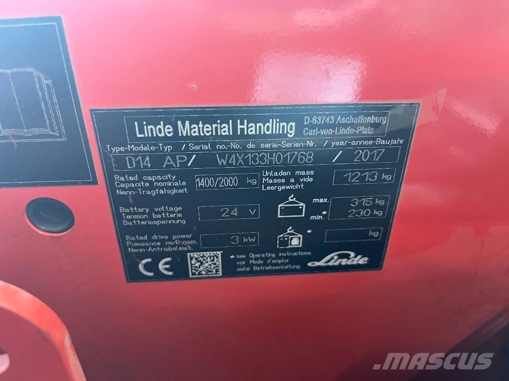 Linde D 14 AP Самоходни товарачи