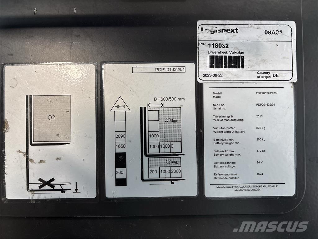 Atlet PDP200 Самоходни товарачи