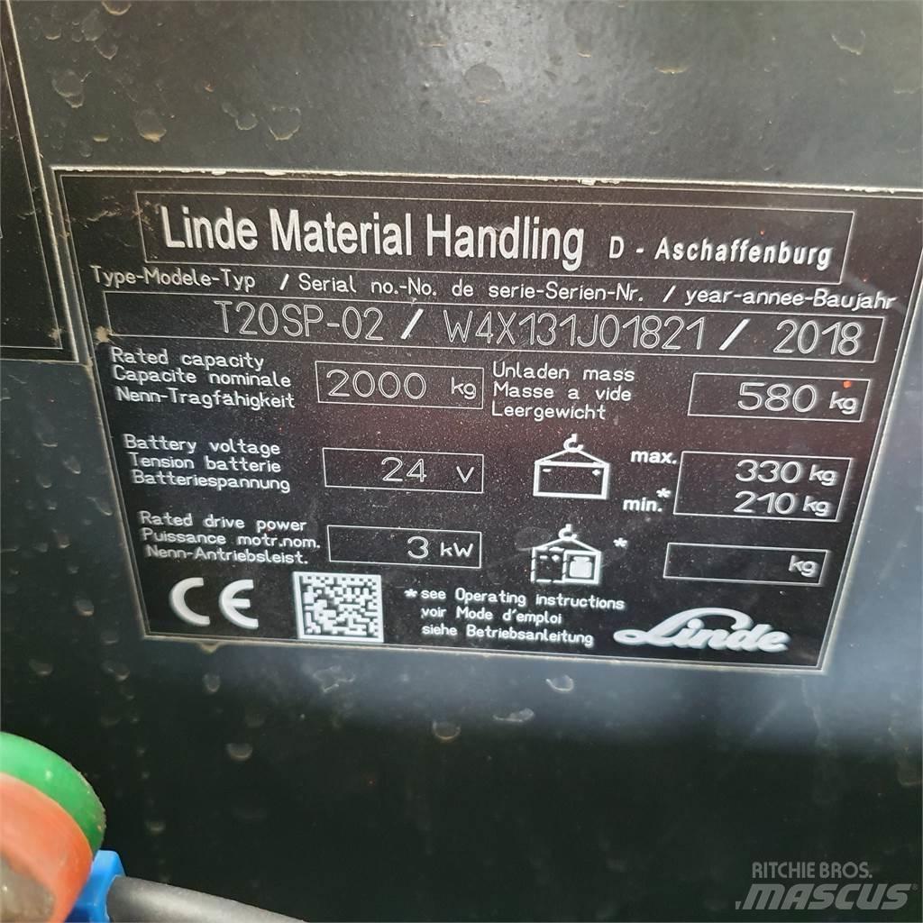 Linde T20SP kurz Нископовдигач
