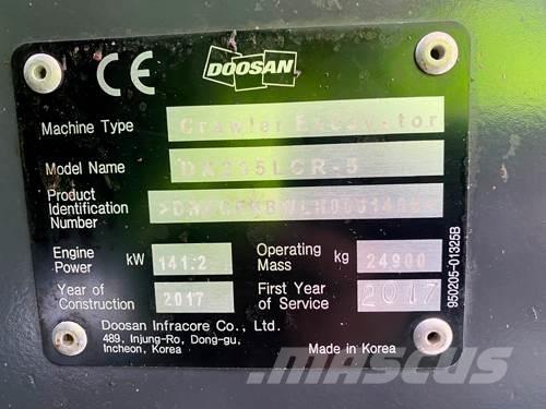Doosan DX235LCR-5 Верижен екскаватор