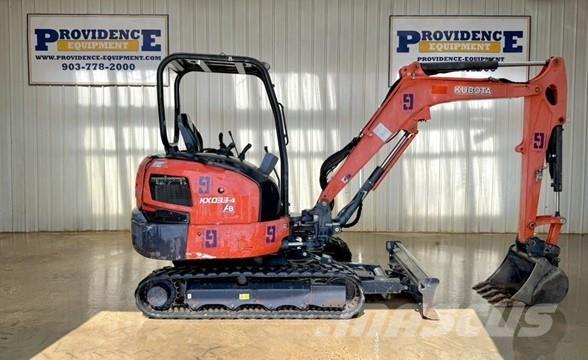 Kubota KX033-4 Мини екскаватори < 7 т