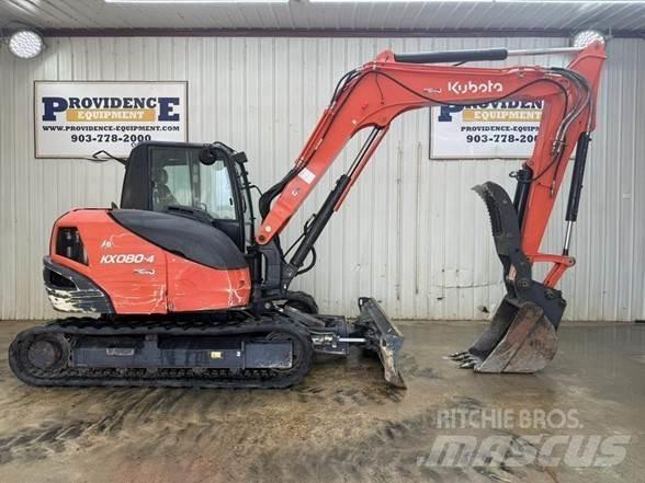 Kubota KX080-4 Верижен екскаватор