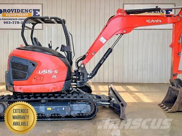 Kubota U55-5 Мини екскаватори < 7 т