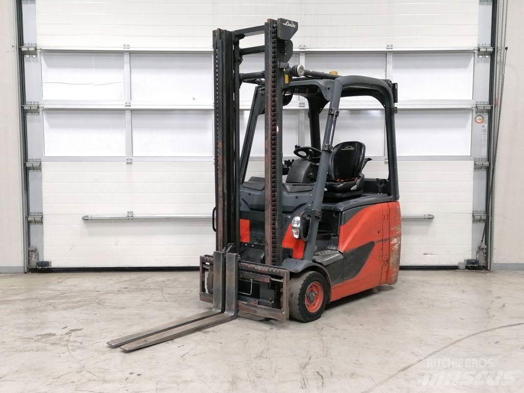 Linde E16H-02 Електрически вилични кари-повдигачи