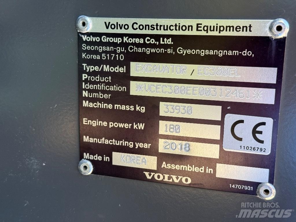 Volvo EC 300 EL Верижен екскаватор