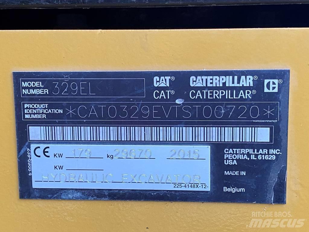 CAT 329 EL Верижен екскаватор