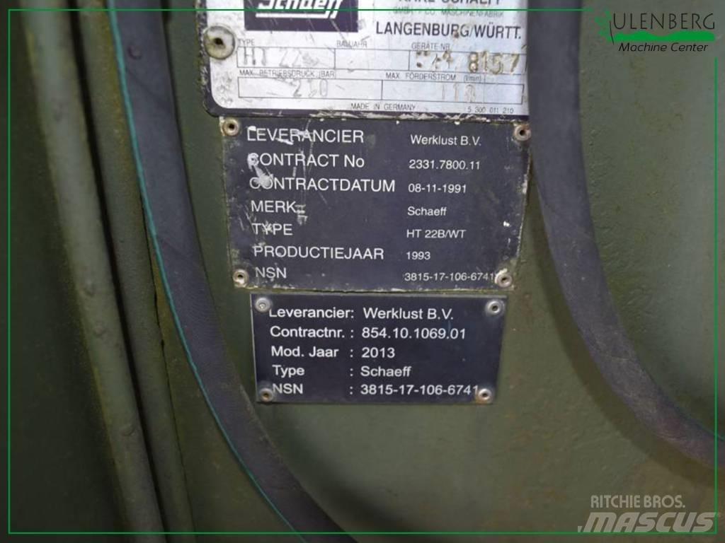 Schaeff HT22B/WT Специални екскаватори
