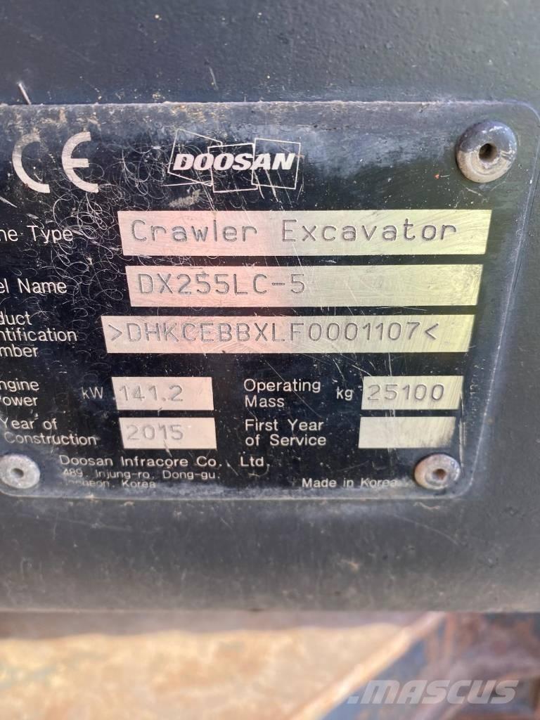 Doosan DX 255 LC-5 Верижен екскаватор