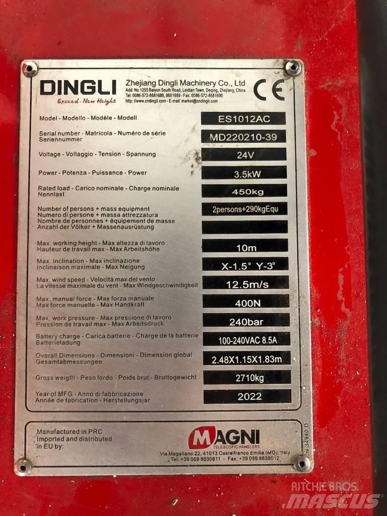 Magni ES 1012 AC Ножични работни платформи