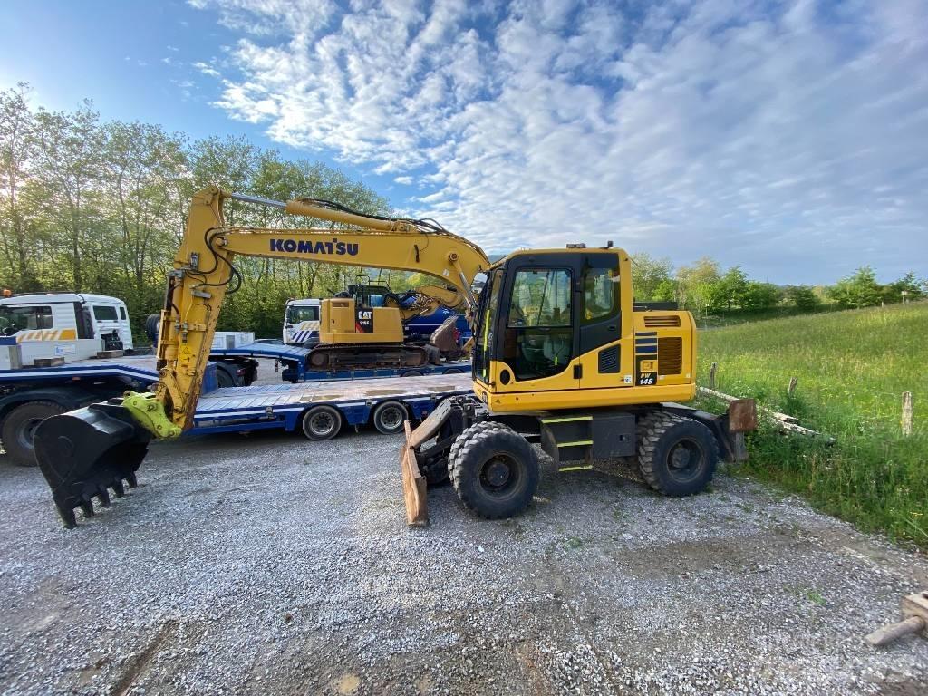 Komatsu PW 148 Колесни екскаватори