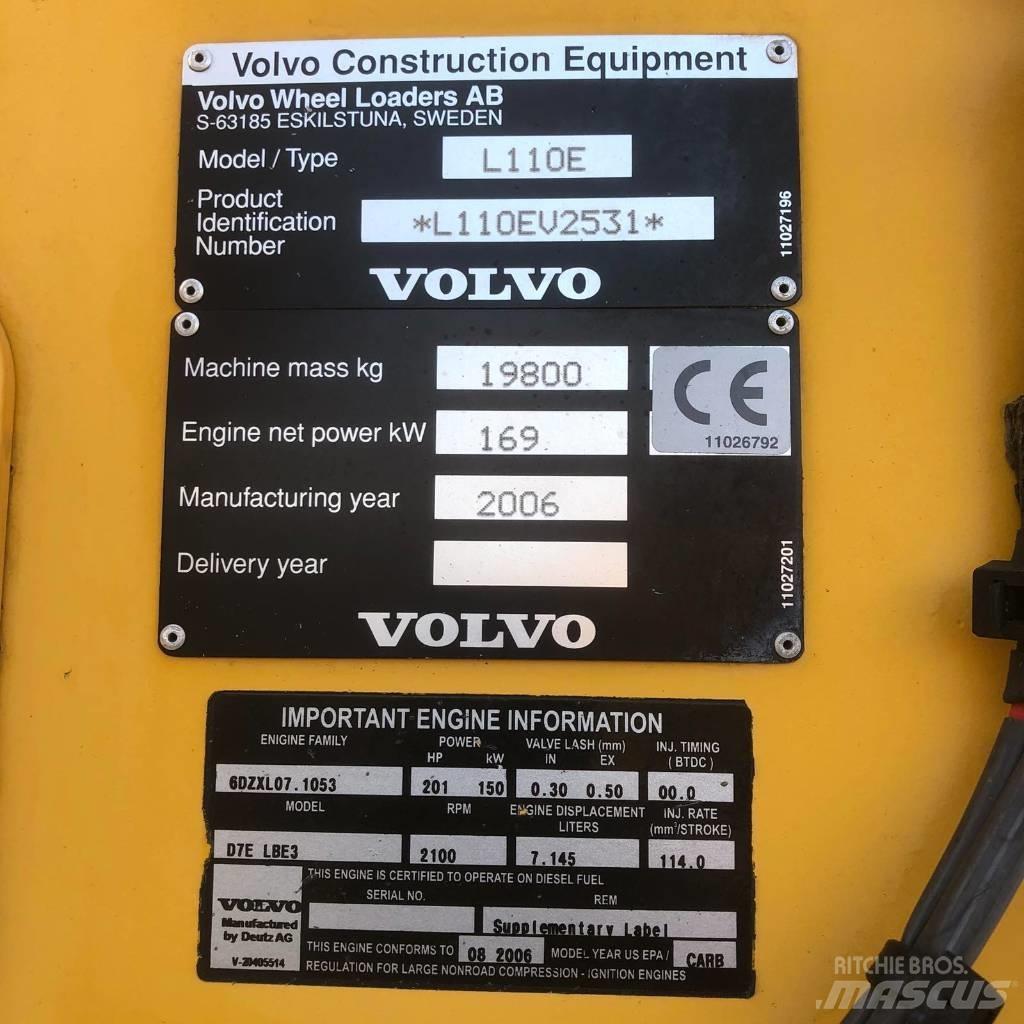 Volvo L 110 E Колесни товарачи