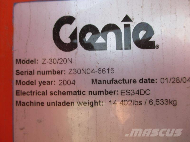 Genie Z 30/20 N Съчленени стрелови подемници