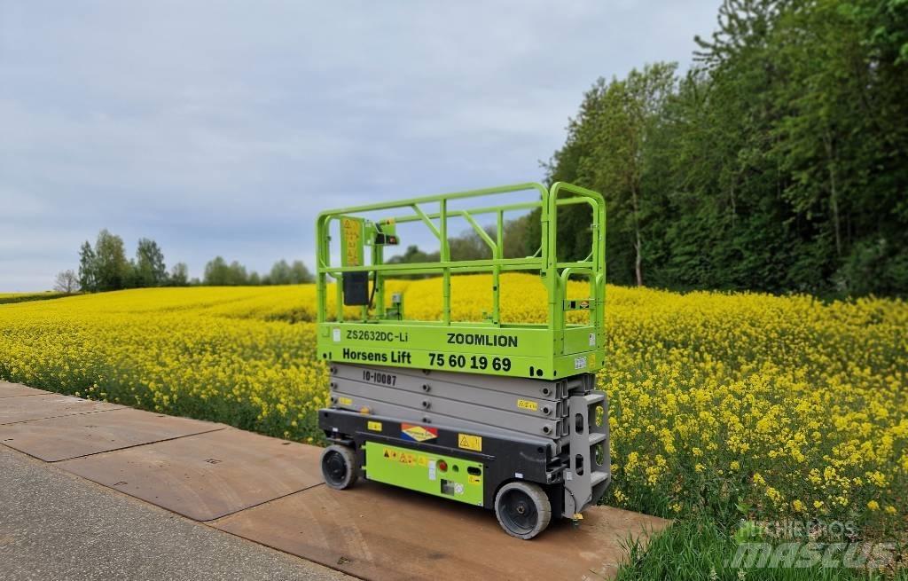 Zoomlion ZS2632DC-Li Ножични работни платформи