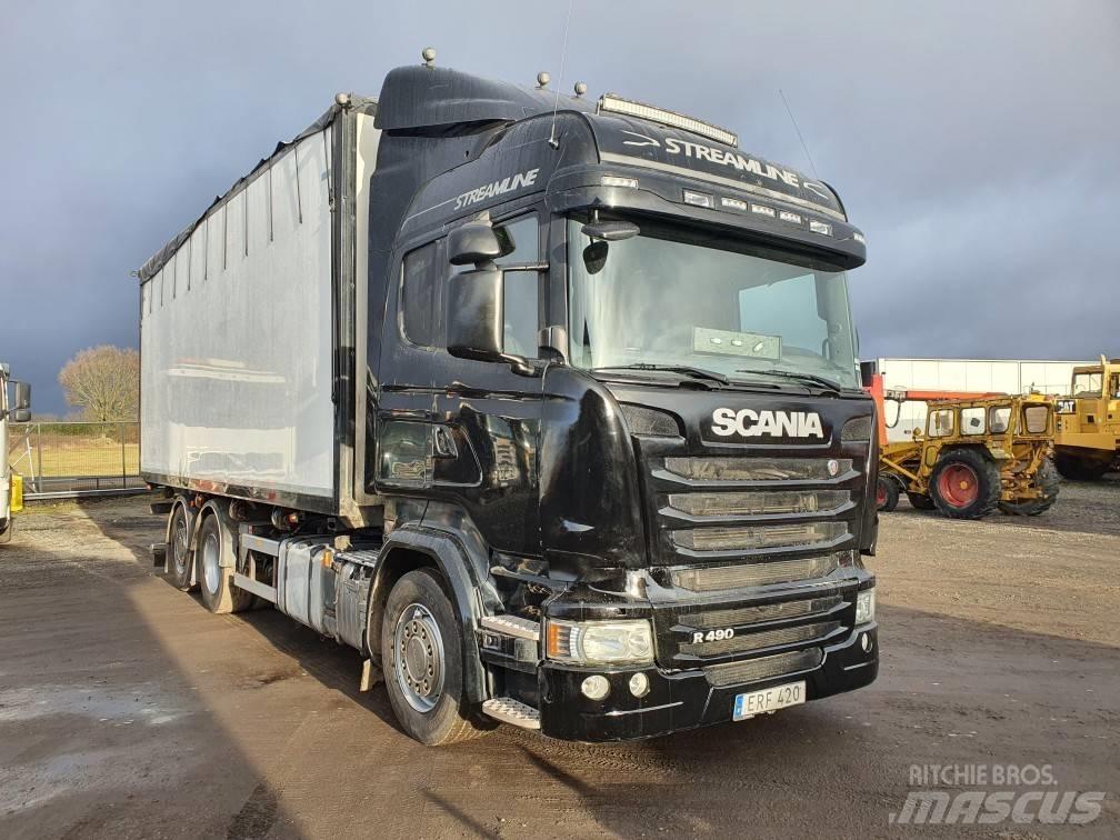 Scania R 490 Камиони за дървени стърготини
