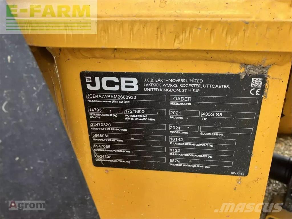 JCB 435 s agri Мини екскаватори < 7 т
