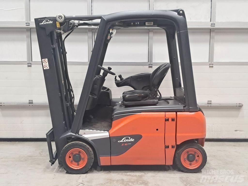 Linde E16P-02 Електрически вилични кари-повдигачи
