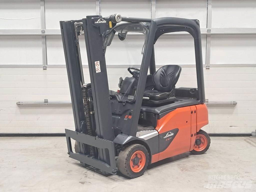 Linde E16P-02 Електрически вилични кари-повдигачи