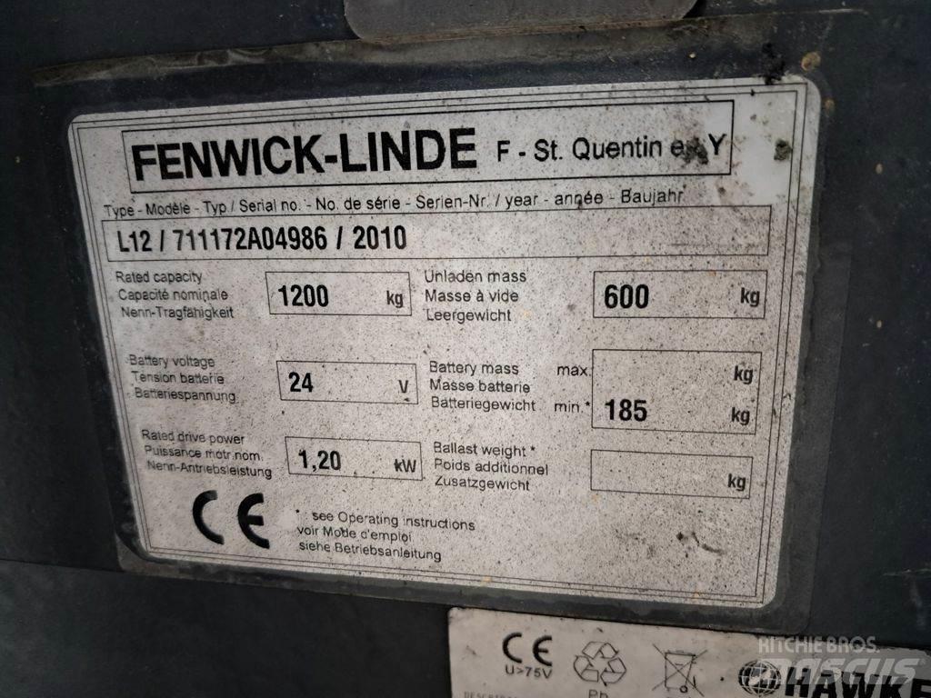 Linde L12 Колички високоповдигачи с теглич