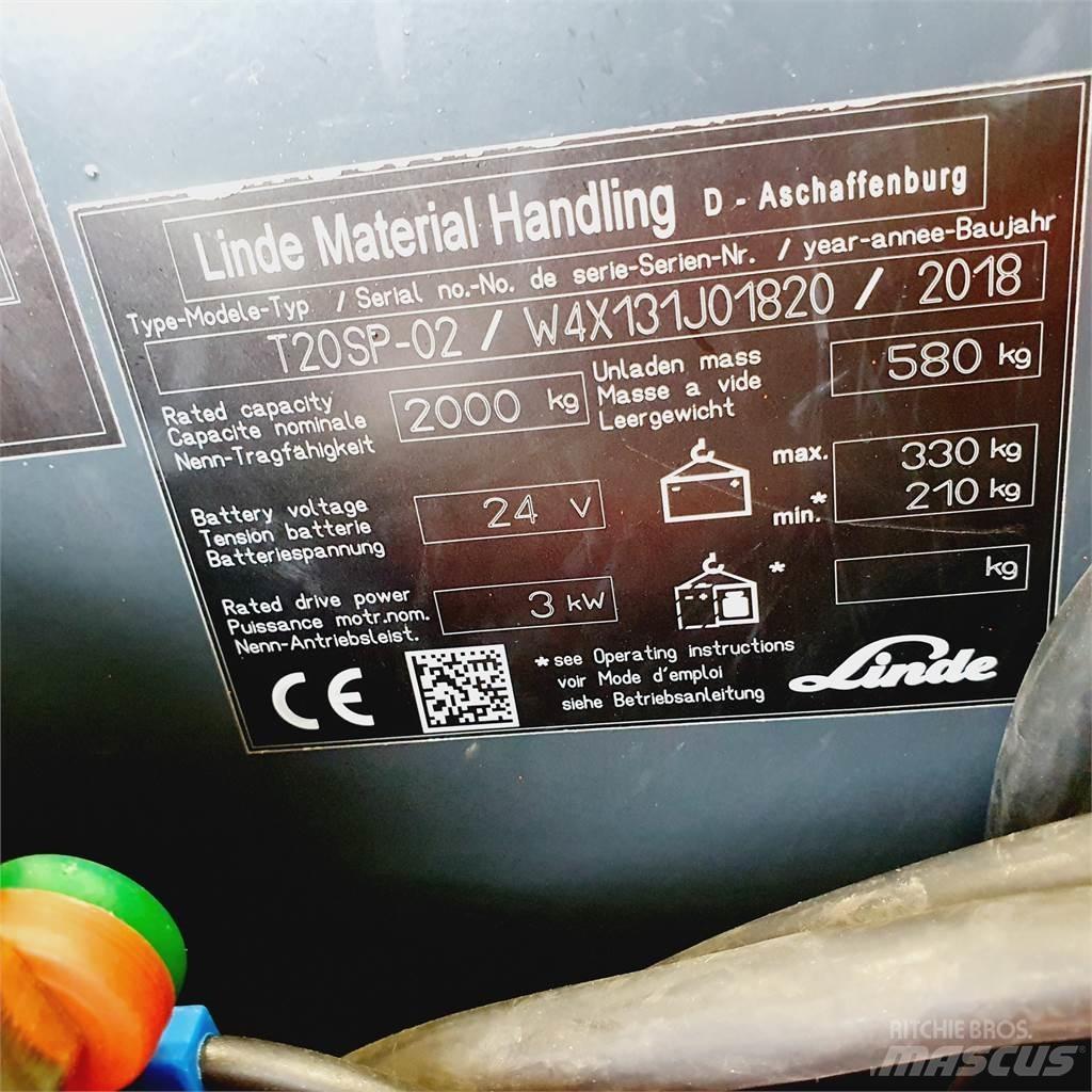 Linde T20SP kurz Нископовдигач