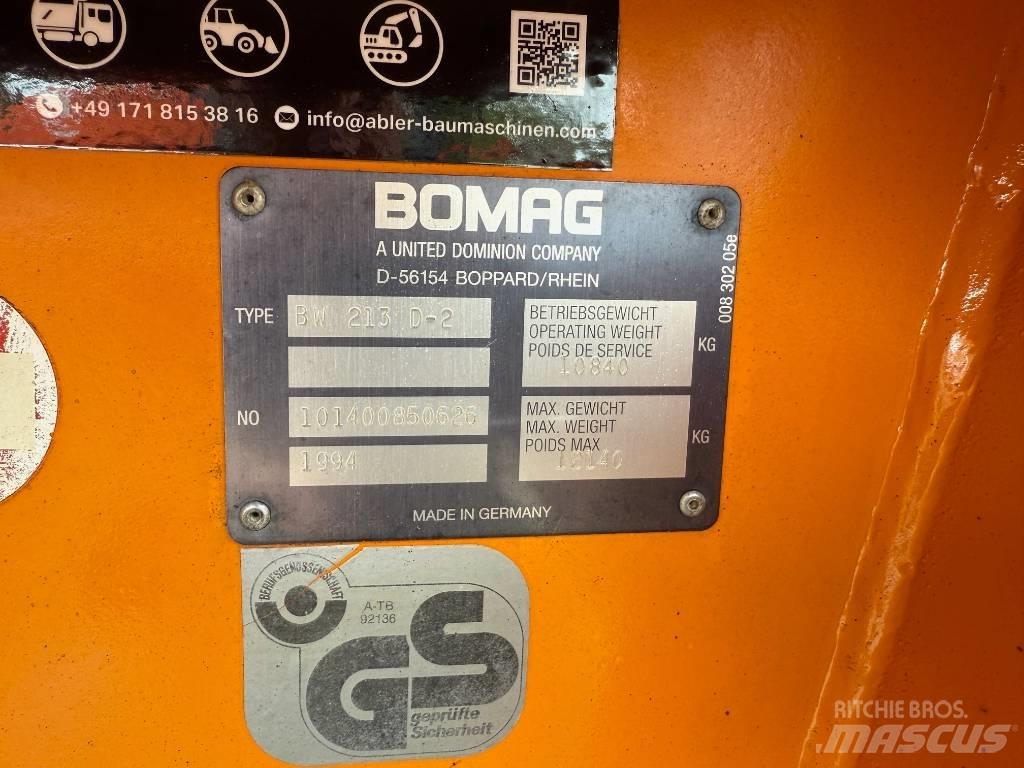 Bomag BW 213 D-2 Еднобарабанни ролки

