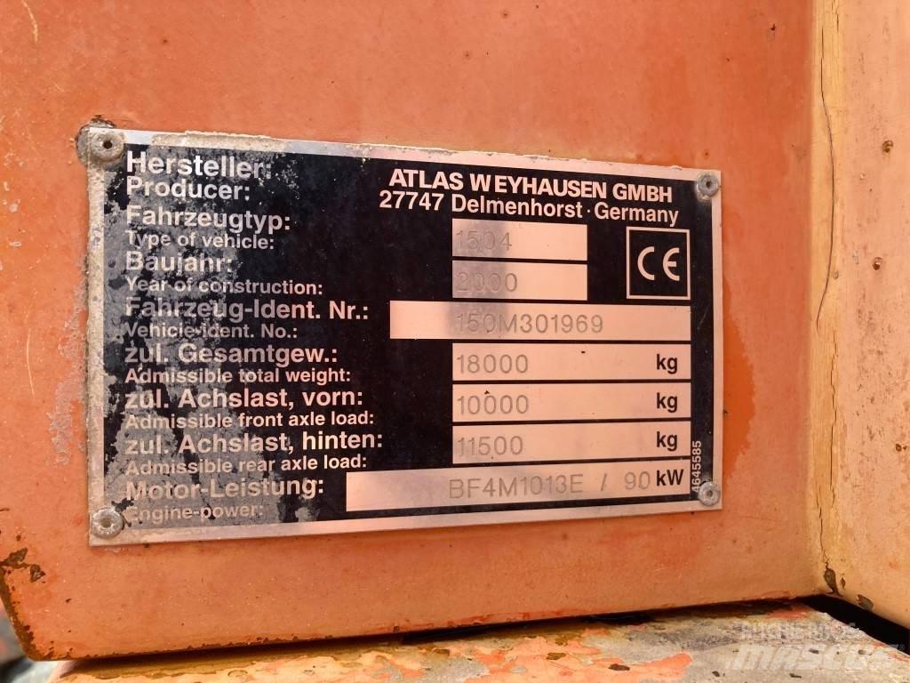 Atlas 1504 Колесни екскаватори
