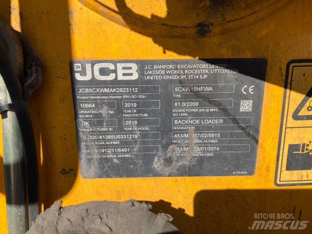 JCB 5 CX Wastemaster Товарач със заден ексватор