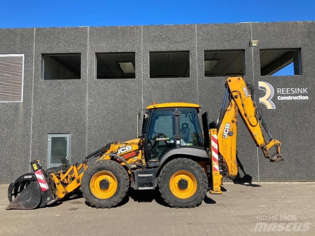 JCB 5 CX Wastemaster Товарач със заден ексватор