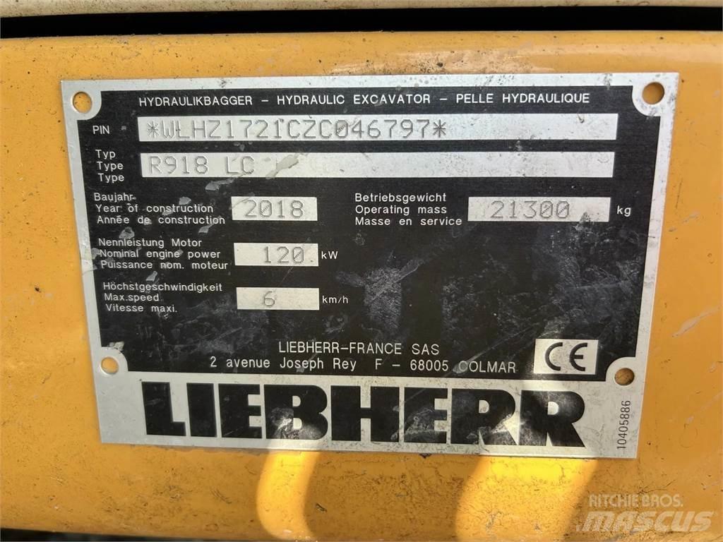 Liebherr R918 LC Верижен екскаватор