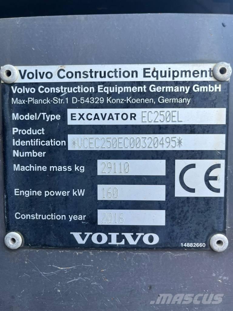 Volvo EC 250 E Верижен екскаватор
