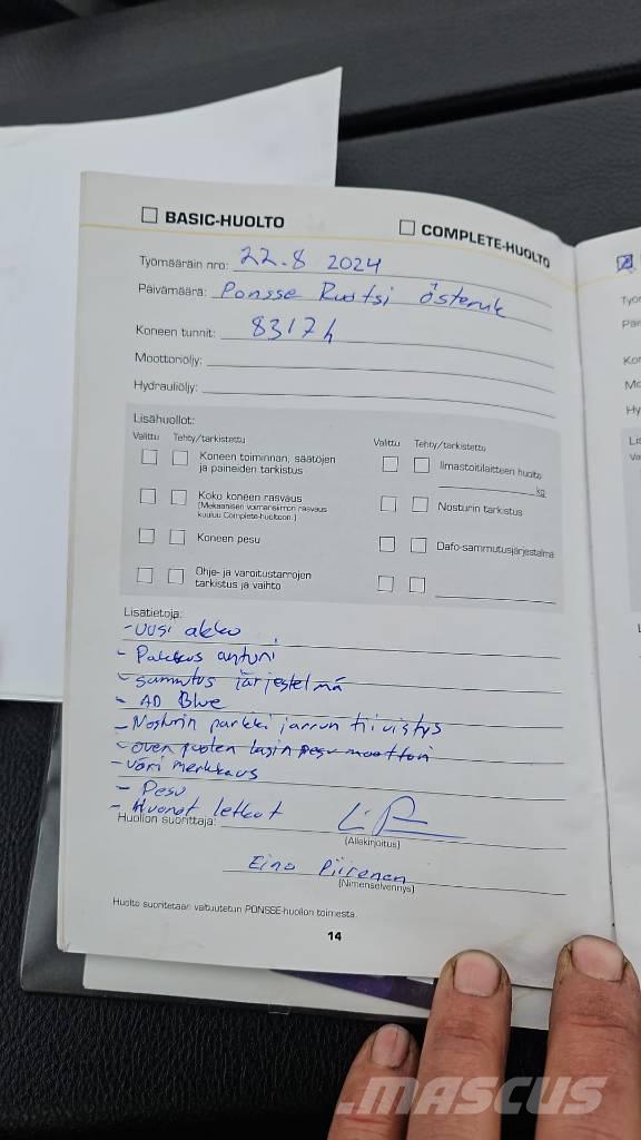 Ponsse ERGO 8W Харвестери