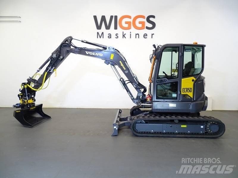 Volvo ECR50F Мини екскаватори < 7 т