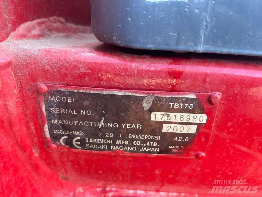 Takeuchi TB 175 Средни екскаватори 7т - 12т
