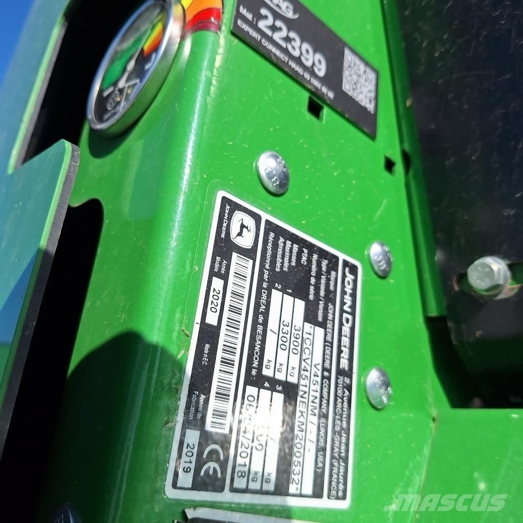 John Deere V 451 M Сламопреси за кръгли бали
