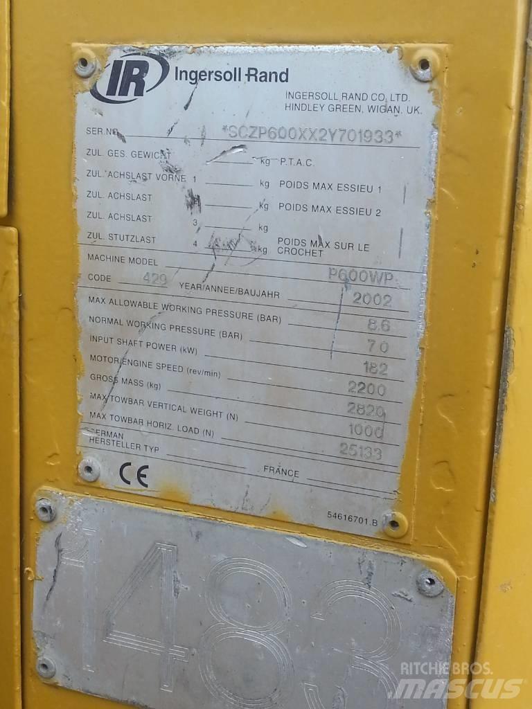 Ingersoll Rand P 600 Компресори