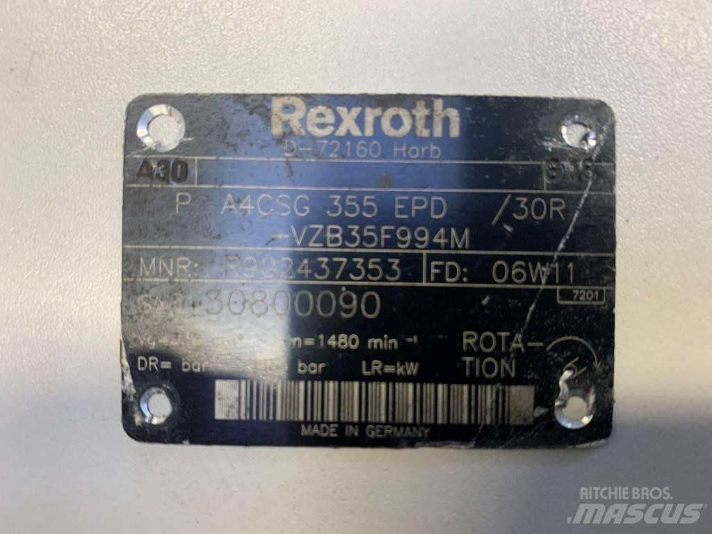 Rexroth A4CSG355 Хидравлични