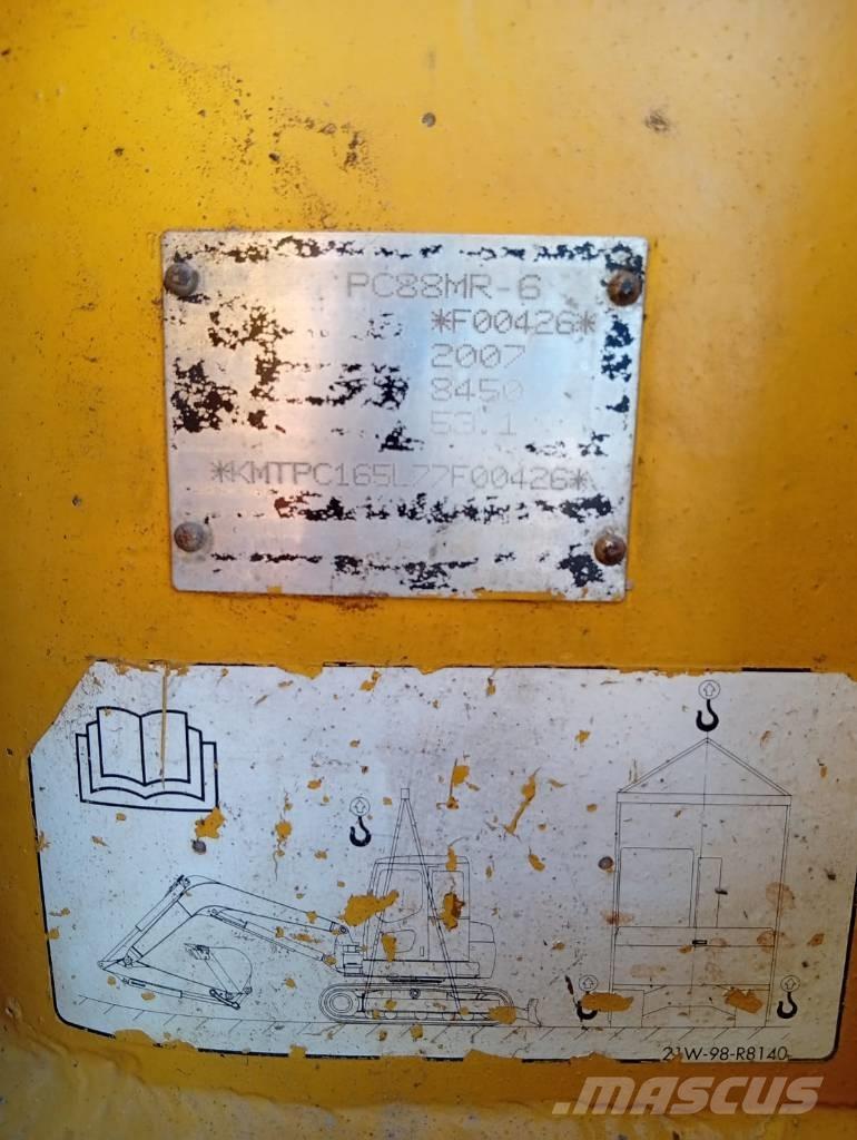 Komatsu PC 88 MR-6 Средни екскаватори 7т - 12т