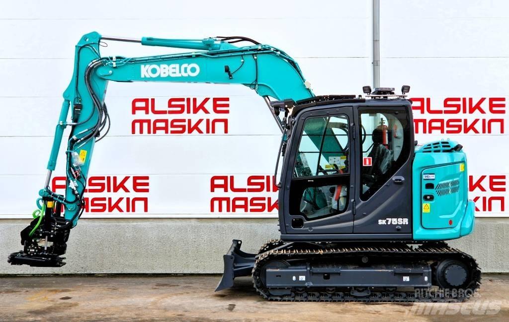 Kobelco SK75 SR-7 Верижен екскаватор