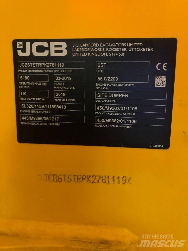 JCB 6 ST Странични самосвали